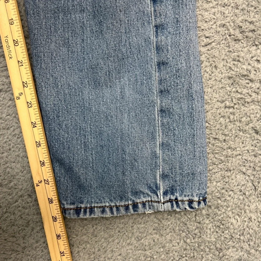 Levi's‎ 505 Jeans Mens 34x29 Regular Fit Blue Excellent Straight Leg Denim
